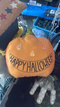 Happy Halloween Pumpkin Decorative Pillow