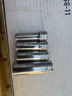 Snap On 3/8” Drive 12-Point Metric Flank Drive® Deep Socket set