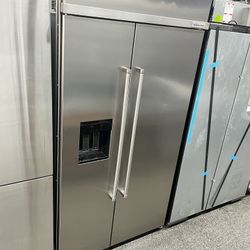 KitchenAid 42” Built In Side By Side Refrigerator 