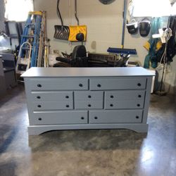 Dresser painted light gray