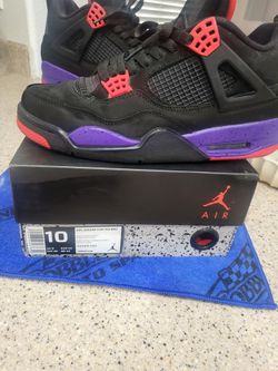 Air Jordan 4 Retro purple size #10 original receipt 🧾