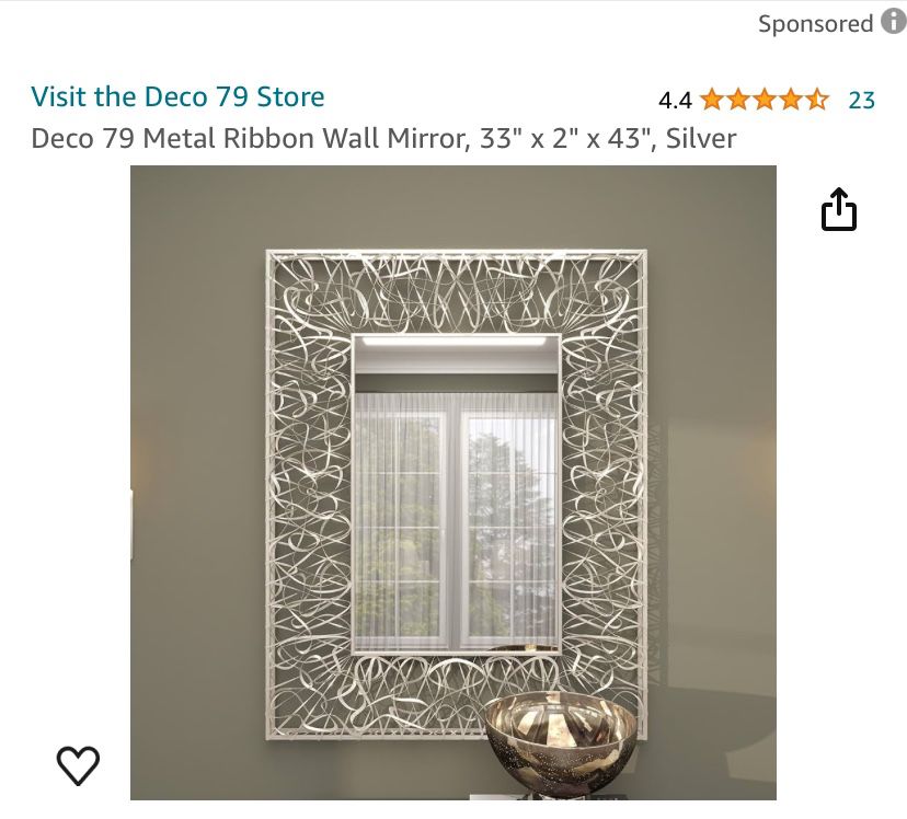 ***NEW Silver Mirror 
