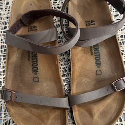 Birkenstock Brown  Strappy Adjustable Sandals 