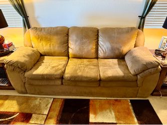 Suede Sofa Bed