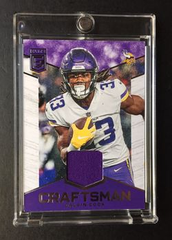 2019 Elite Minnesota Vikings Dalvin Cook Jersey patch card !!!