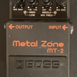 Boss Metal Zone guitar Pedal