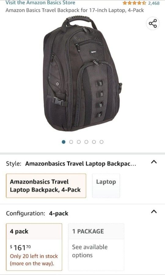 Travel Laptop Backpack