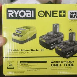 RYOBI  18V Starter Kit