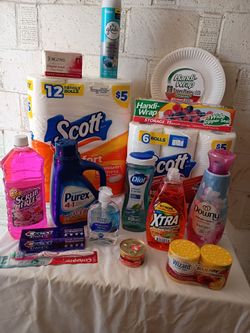 Especial paquete de productos de limpieza para el hogar el precio es firme