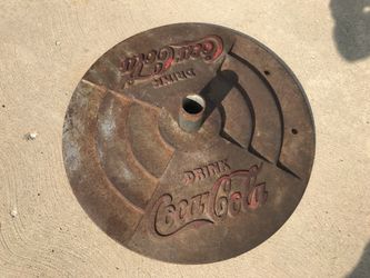 Vintage Very Rare Coca Cola Pole Stand