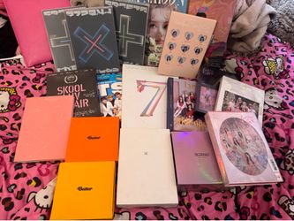 KPOP ALBUMS ; BTS, twice, txt, black pink