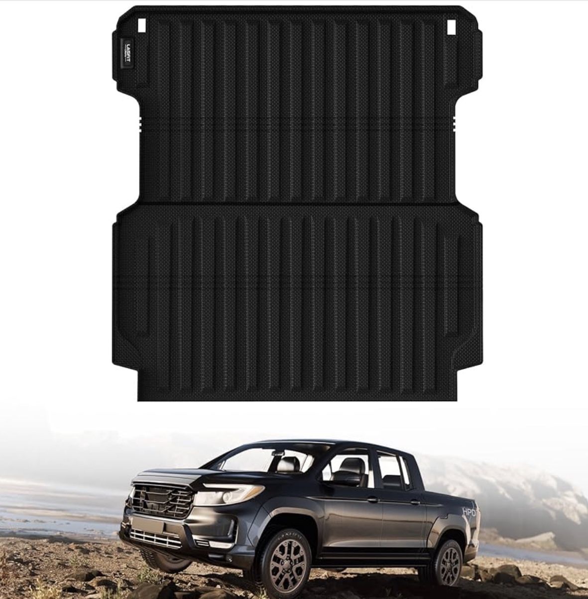 LASFIT Truck Bed Mat for 2017 - 2026 Honda Ridgeline 5.3FT (64.0 in) Bed Mat Liner