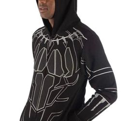Black Panther Cosplay Black Panther Hoodie Black Panther Apparel - Black Panther Clothing Black Panther Gift-Large  