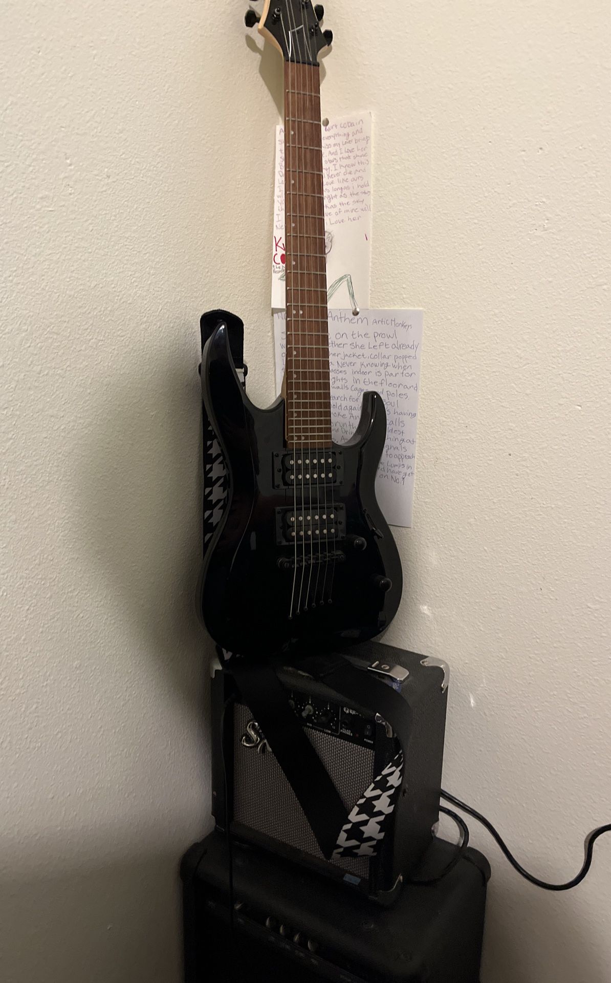 Black Signature Mitchell Guitar