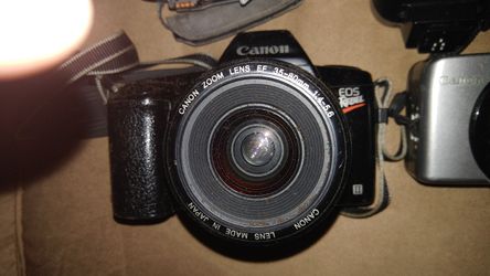 Canon camera and jvc recorder