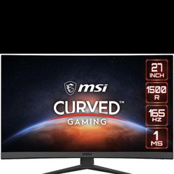 27” MSI Curved Gaming Monitor