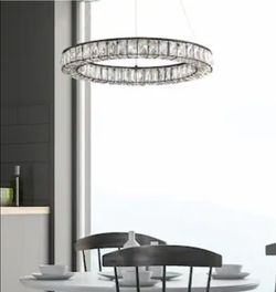 NEW Allen+!/Roth Crystal Chandeliers set Retail $1080!