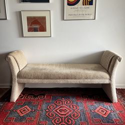 Custom Bench Fully Upholstered 