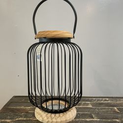 Black Metal Lantern