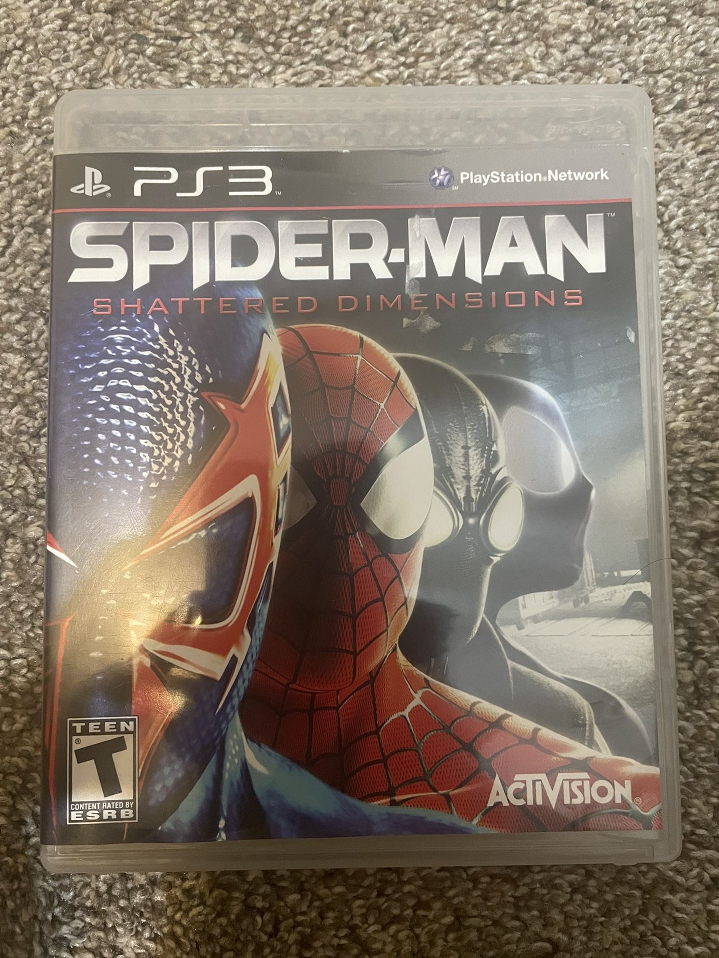 New Open Box PS3 Collectors Item Spider Man Shattered Dimensions