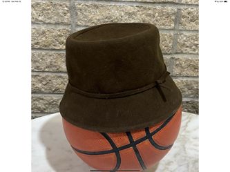 Essence Hat Brown Women Hat One Size Charm Hardware