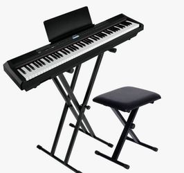 Digital Piano With Chair 