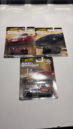 Hot Wheels Fast & Furious Premium 3-Car Set