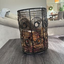 10 Inch Wire Metal Luminary candle Holder