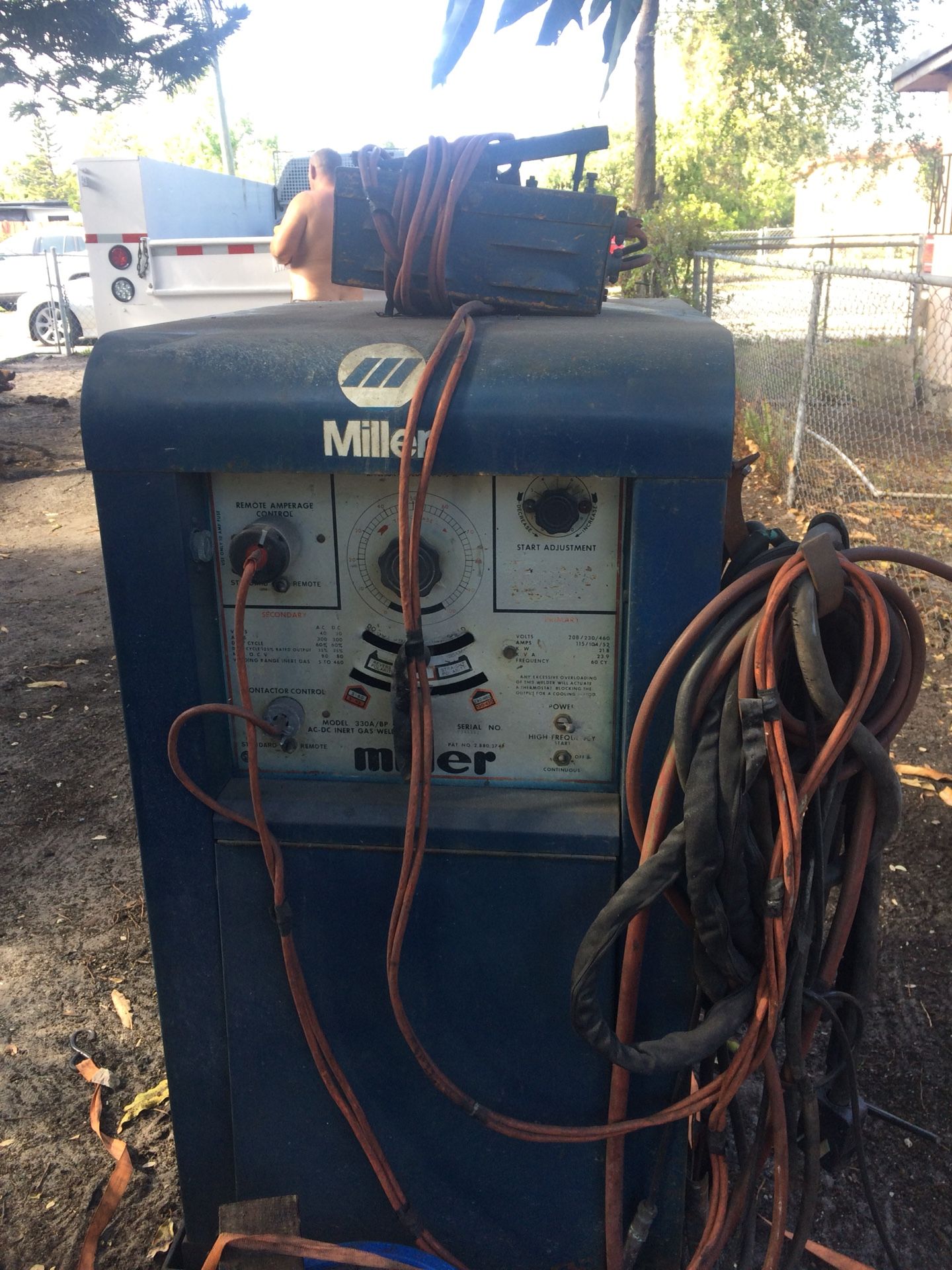 Miller tig welder model 330/ A bp