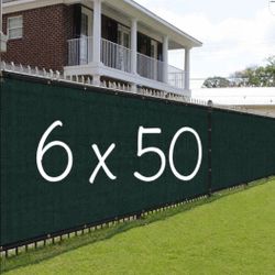 Green 6x50 Privacy Fence Screen