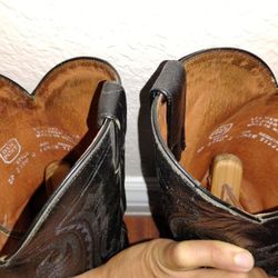 Men's Leather Cowboy Boots 