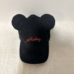 Mickey Mouse Baseball Cap With Ears
