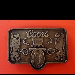 Coors Beer 1970's Belt Buckle - Antique - Collectable