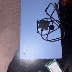 Blue Google Chrome Book Laptop