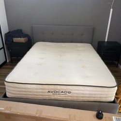 Queen Upholstered Bed Frame