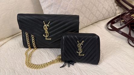Yves Saint Laurent quilted leather bag