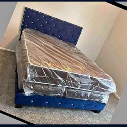 Pick Any Size Twin Full Queen King – Fabric Padded Design