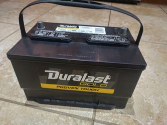 Duralast Gold group battery #65 850 to 1000 Ampers, Made 8/2024 $90 cash, 3 months for warranty