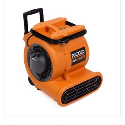 RIDGID 1625 CFM 3 Speed Portable AM 2560 Air Mover Blower Fan With Collapsible Handle, Reer Wheels. 