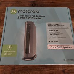 Motorola MG7700 Modem WiFi Router Combo with Power Boost