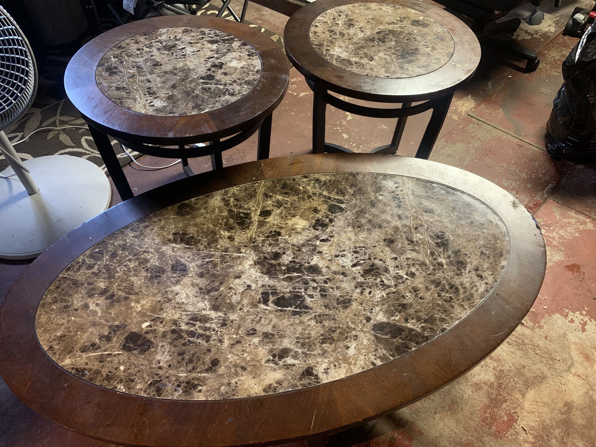 Coffee Table And End Tables