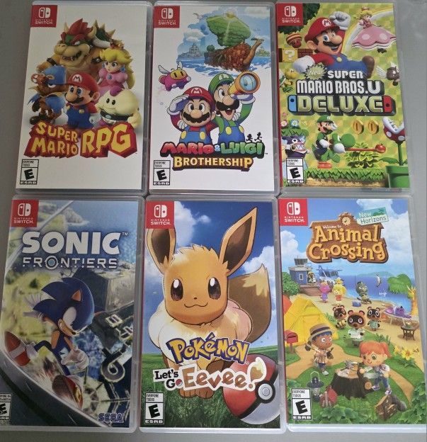 Nintendo Switch Games/ Please Read Description