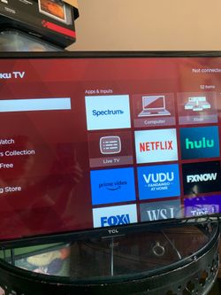 32 inch  TCL Roku Television with remote control