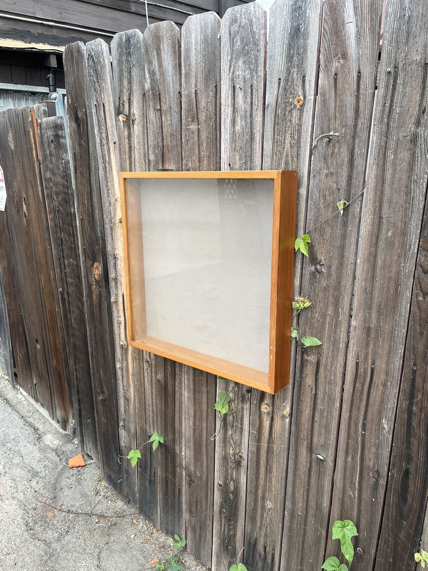Handcrafted 23” x 23” display shadowbox