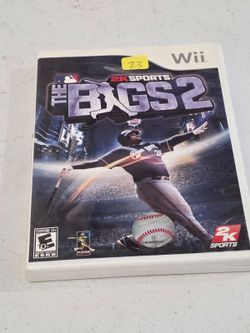 Nintendo The Bigs 2 Wii 2K Sports Baseball Multiplayer E10+ 2009 Case Manual #23