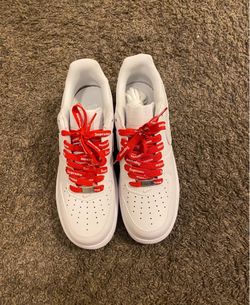 All white Air Force one supremes- size 8.5 - no box - brand new