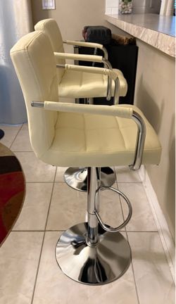 Adjustable barstools-Set of 2