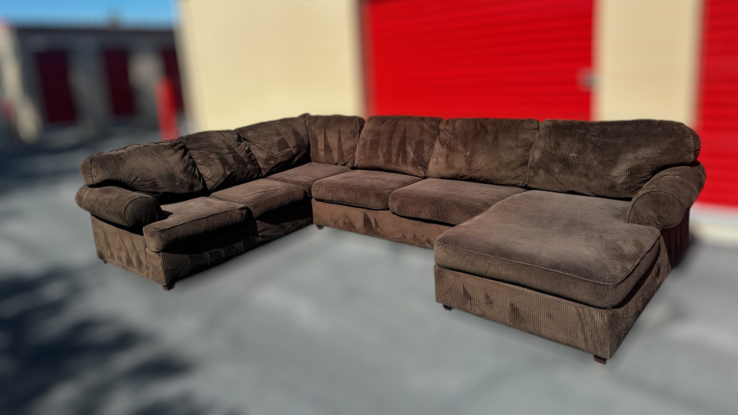 Free Delivery Ashley U-Shape Sectional sofa couch