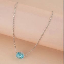 New - Glow In The Dark Bead Charm Necklace - Women’s Jewelry 