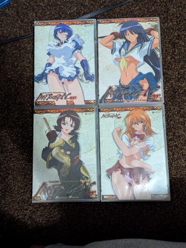 Ikki Tousen Anime DVD Set (4 Volumes)